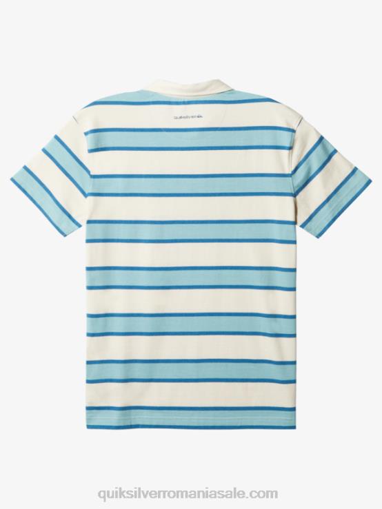 mesteacăn în dungi lite 3 tricou polo cu mânecă scurtă stripe lite XT6B1622 bărbați Quiksilver