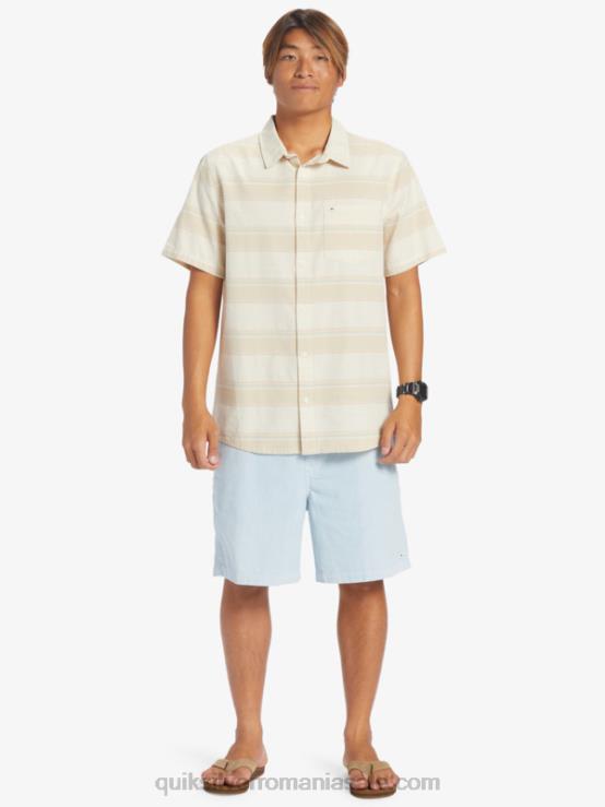 mesteacan cali str cămașă cu mânecă scurtă cali sunrise XT6B445 bărbați Quiksilver
