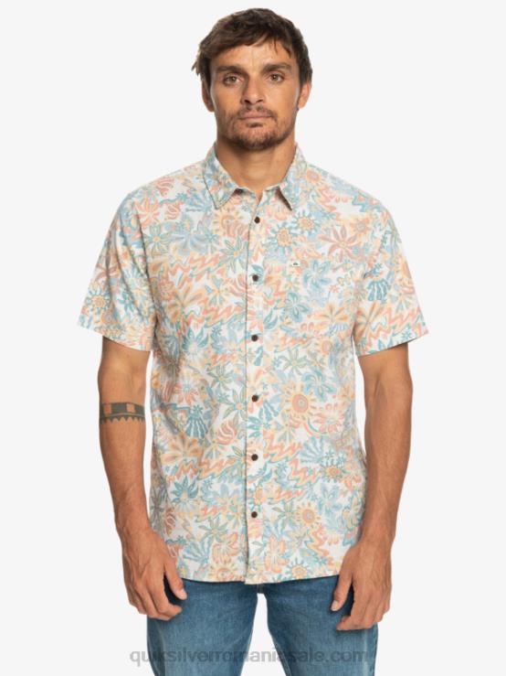 mesteacan surfadelica cămașă cu mânecă scurtă surfadelica XT6B968 bărbați Quiksilver