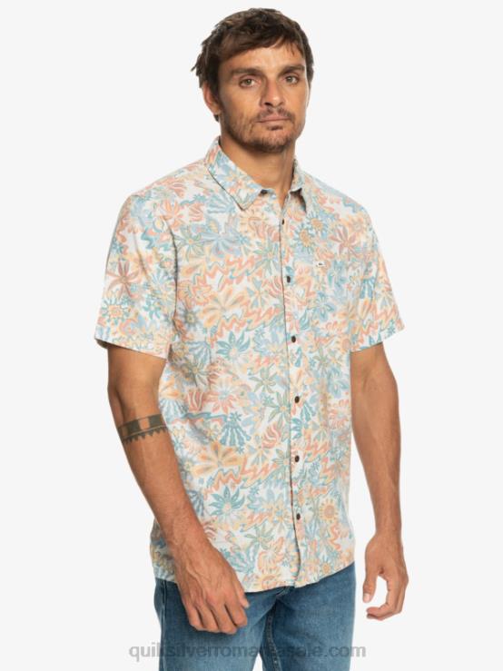 mesteacan surfadelica cămașă cu mânecă scurtă surfadelica XT6B968 bărbați Quiksilver