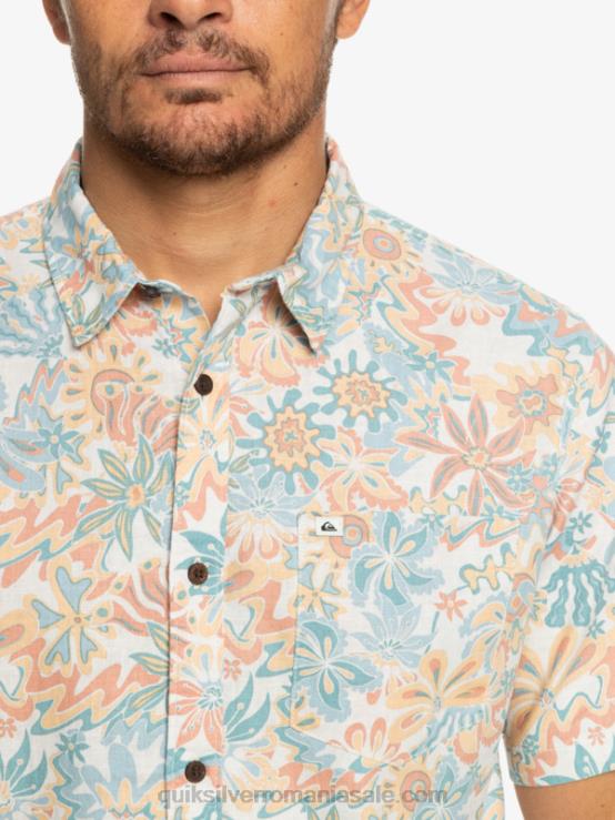 mesteacan surfadelica cămașă cu mânecă scurtă surfadelica XT6B968 bărbați Quiksilver
