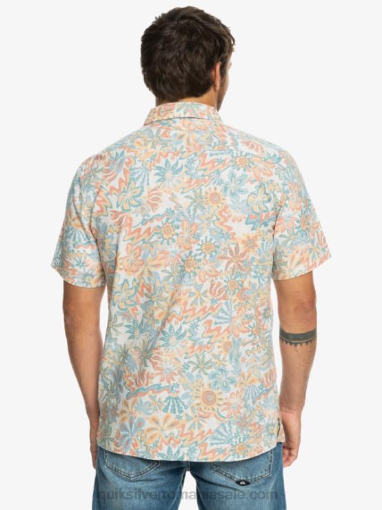 mesteacan surfadelica cămașă cu mânecă scurtă surfadelica XT6B968 bărbați Quiksilver