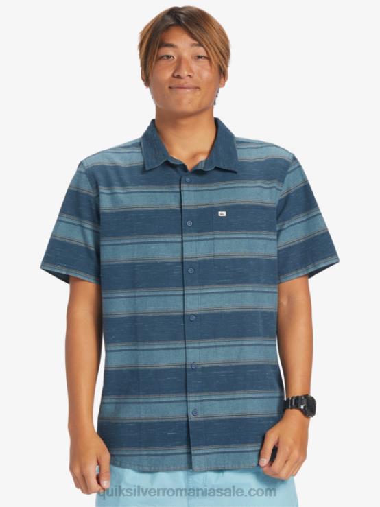 midnight navy cali str cămașă cu mânecă scurtă cali sunrise XT6B446 bărbați Quiksilver