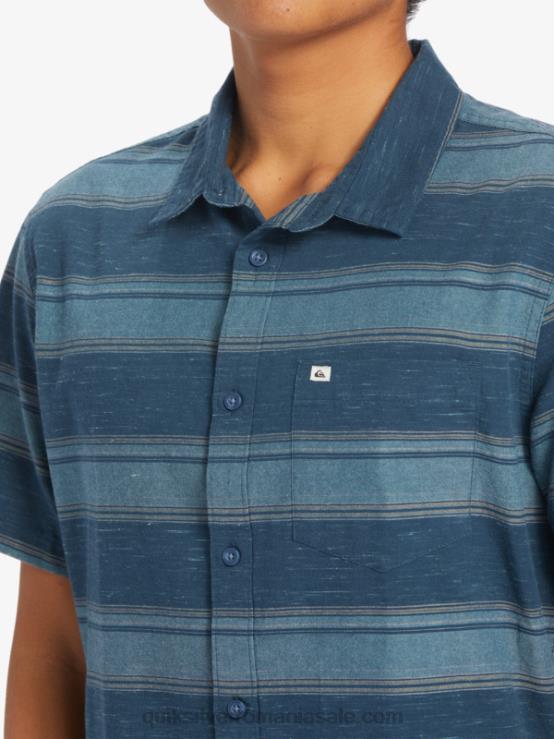 midnight navy cali str cămașă cu mânecă scurtă cali sunrise XT6B446 bărbați Quiksilver