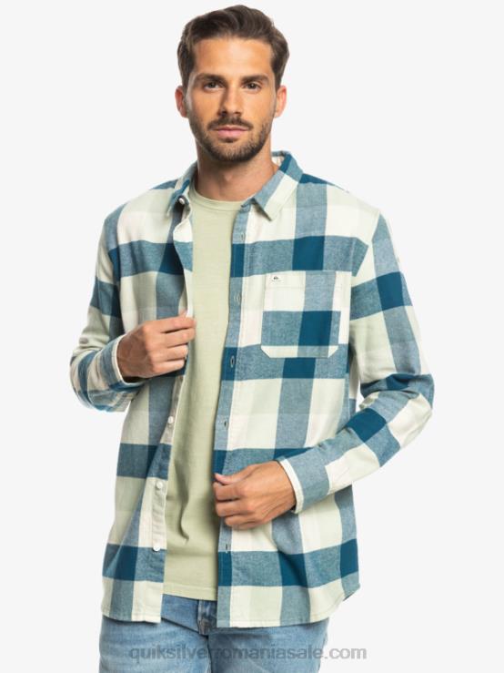 mușca mamă de salvie din deșert cămașă de flanel cu mânecă lungă mama mucă XT6B1573 bărbați Quiksilver
