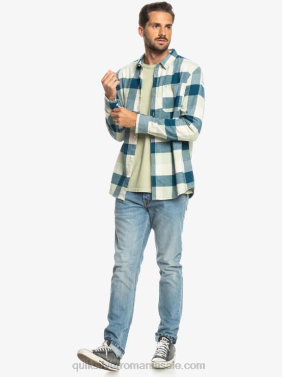 mușca mamă de salvie din deșert cămașă de flanel cu mânecă lungă mama mucă XT6B1573 bărbați Quiksilver