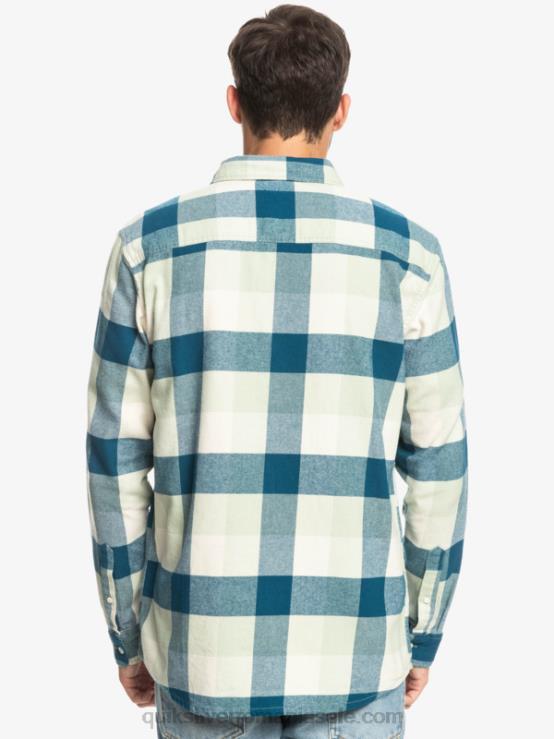 mușca mamă de salvie din deșert cămașă de flanel cu mânecă lungă mama mucă XT6B1573 bărbați Quiksilver