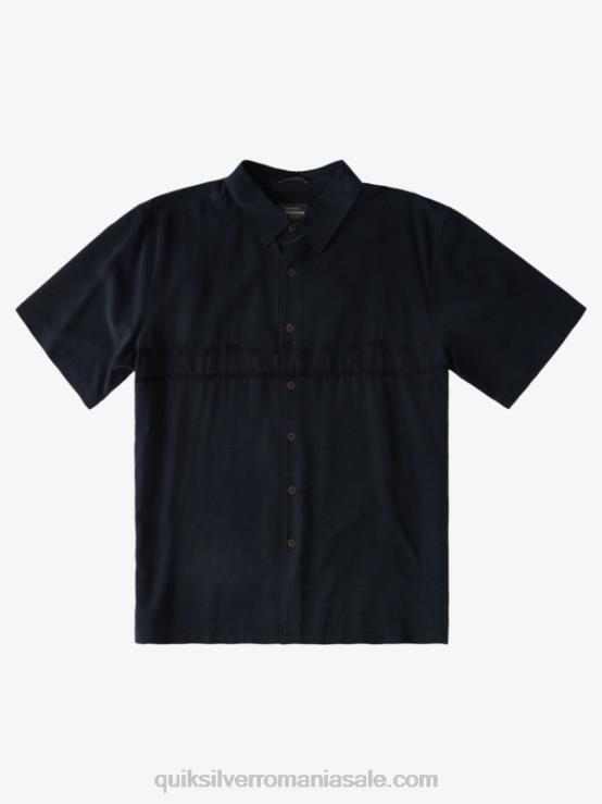 negru cămașă antirid premium waterman tahiti palms XT6B868 bărbați Quiksilver
