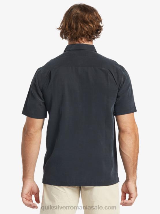 negru cămașă antirid premium waterman tahiti palms XT6B868 bărbați Quiksilver