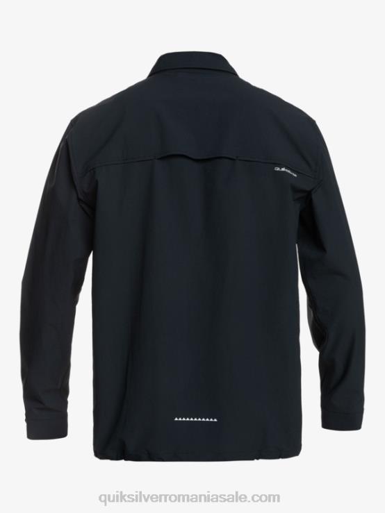 negru cămașă cu mânecă lungă sub cer XT6B1717 bărbați Quiksilver