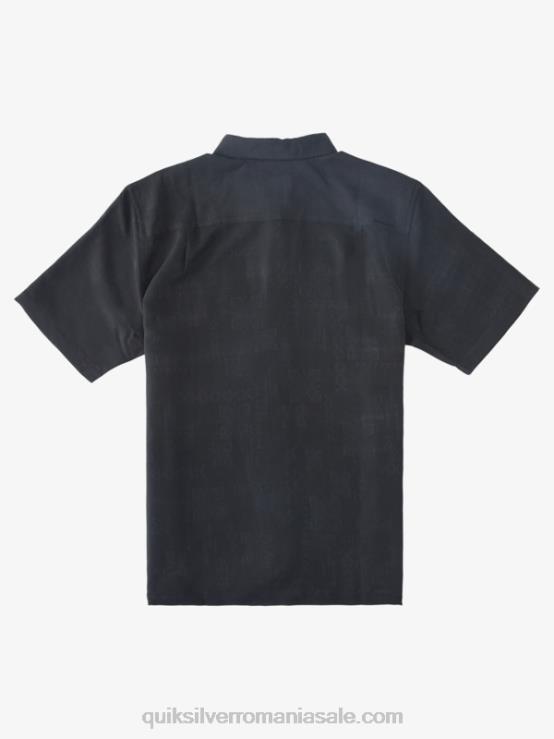 negru cămașă cu mânecă scurtă waterman manele bay XT6B798 bărbați Quiksilver