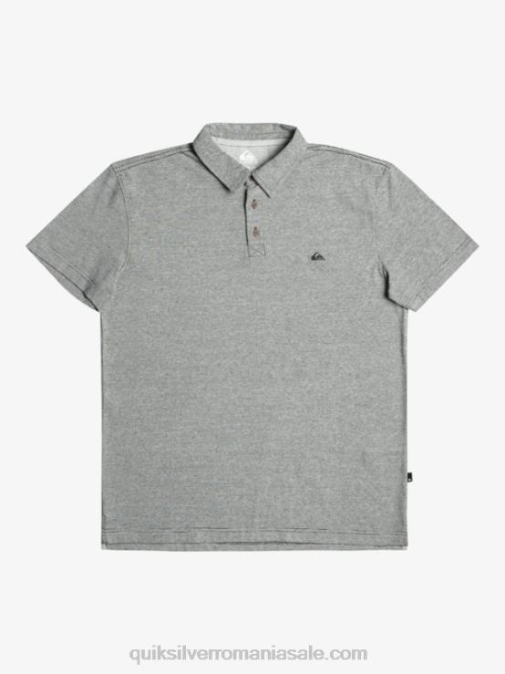 negru tricou polo cu mânecă scurtă sunset cruise XT6B476 bărbați Quiksilver