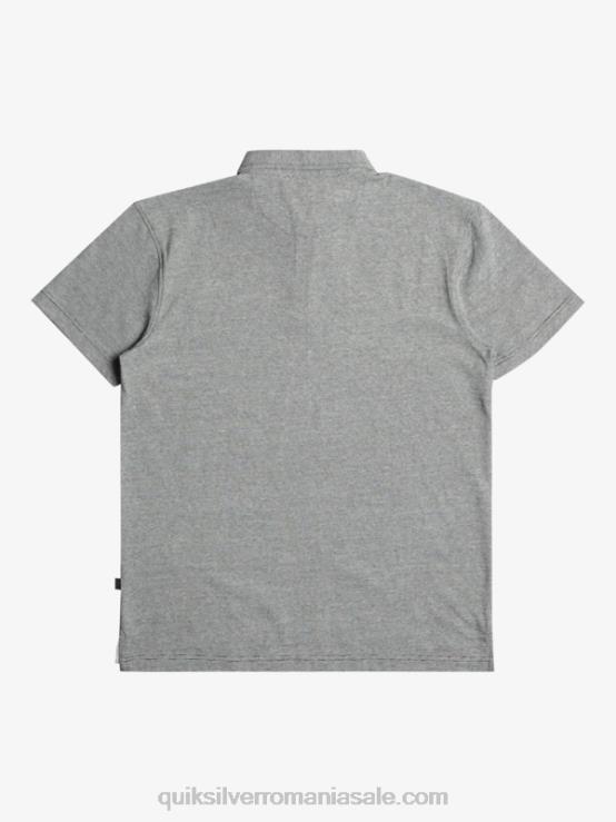 negru tricou polo cu mânecă scurtă sunset cruise XT6B476 bărbați Quiksilver