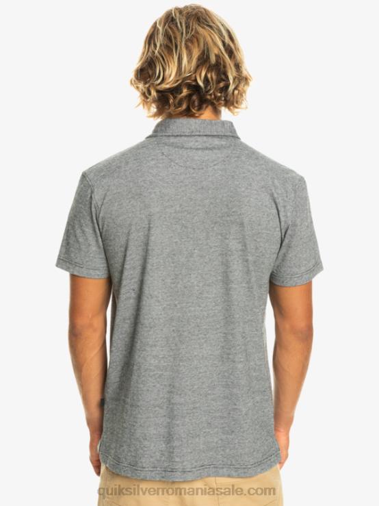 negru tricou polo cu mânecă scurtă sunset cruise XT6B476 bărbați Quiksilver