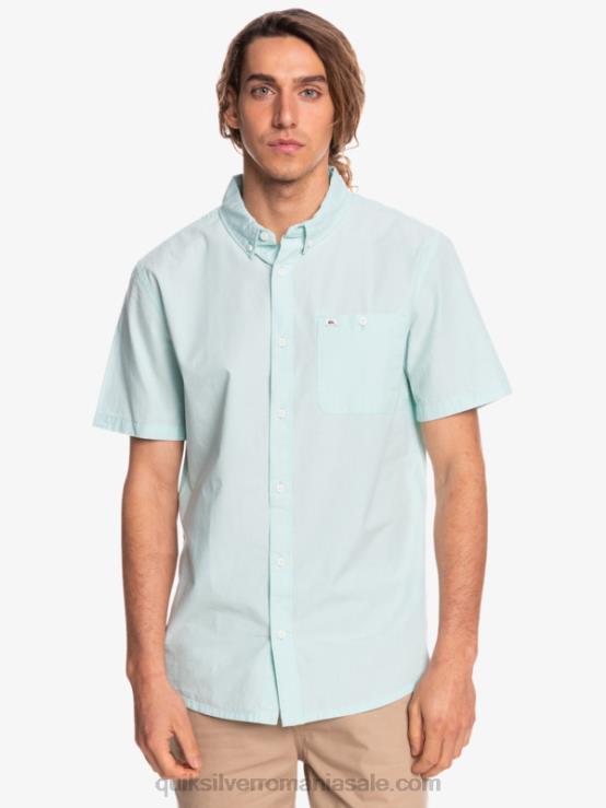 înger albastru cămașă winfall cu mânecă scurtă XT6B385 bărbați Quiksilver