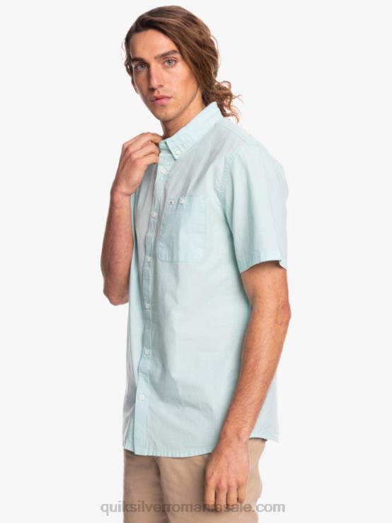 înger albastru cămașă winfall cu mânecă scurtă XT6B385 bărbați Quiksilver