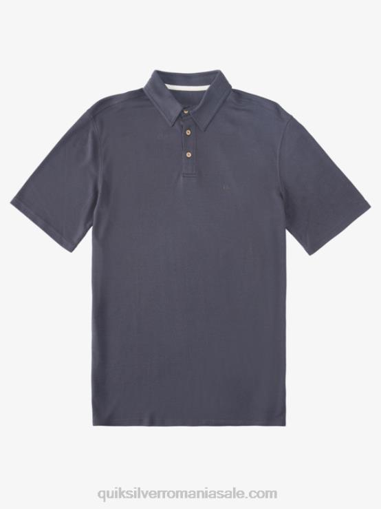 nopti albastre tricou polo waterman cu mânecă scurtă XT6B250 bărbați Quiksilver