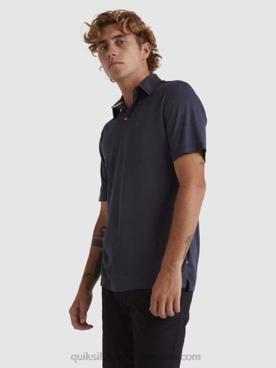 nopti albastre tricou polo waterman cu mânecă scurtă XT6B250 bărbați Quiksilver