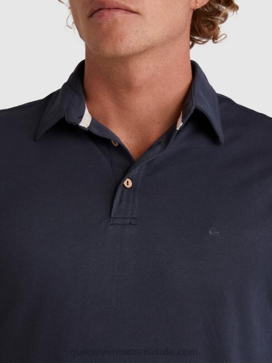 nopti albastre tricou polo waterman cu mânecă scurtă XT6B250 bărbați Quiksilver