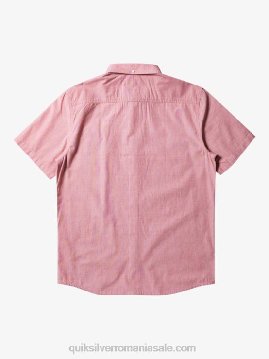 ocru roșu cămașă winfall cu mânecă scurtă XT6B379 bărbați Quiksilver