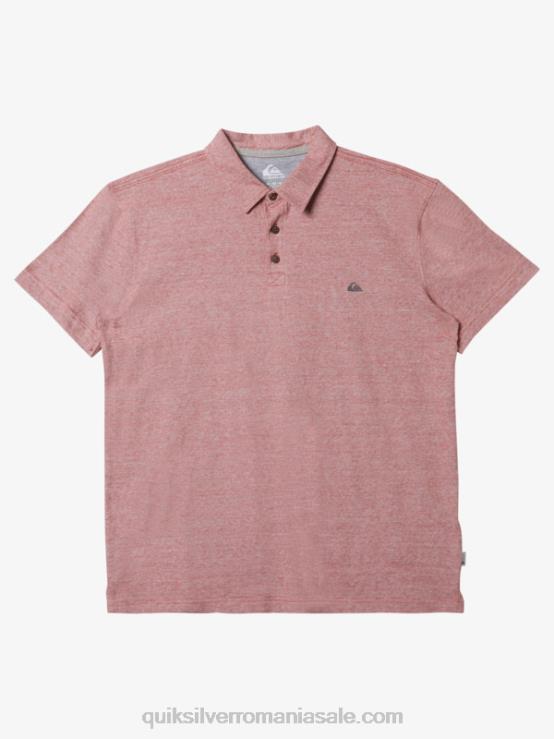 ocru roșu tricou polo cu mânecă scurtă sunset cruise XT6B478 bărbați Quiksilver
