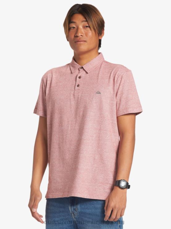 ocru roșu tricou polo cu mânecă scurtă sunset cruise XT6B478 bărbați Quiksilver