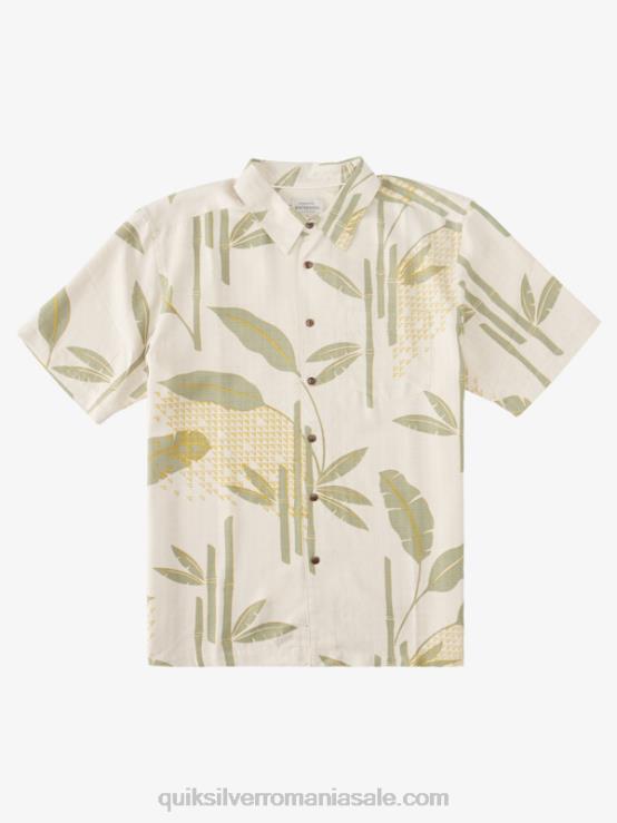 orez brun surf riff cămașă cu mânecă scurtă waterman surf riff XT6B838 bărbați Quiksilver