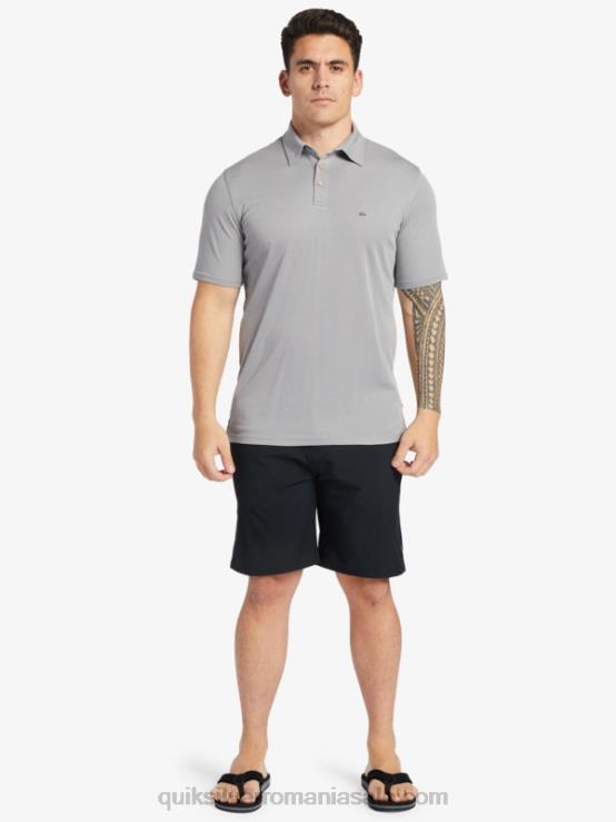 piele de rechin tricou polo waterman cu mânecă scurtă XT6B247 bărbați Quiksilver