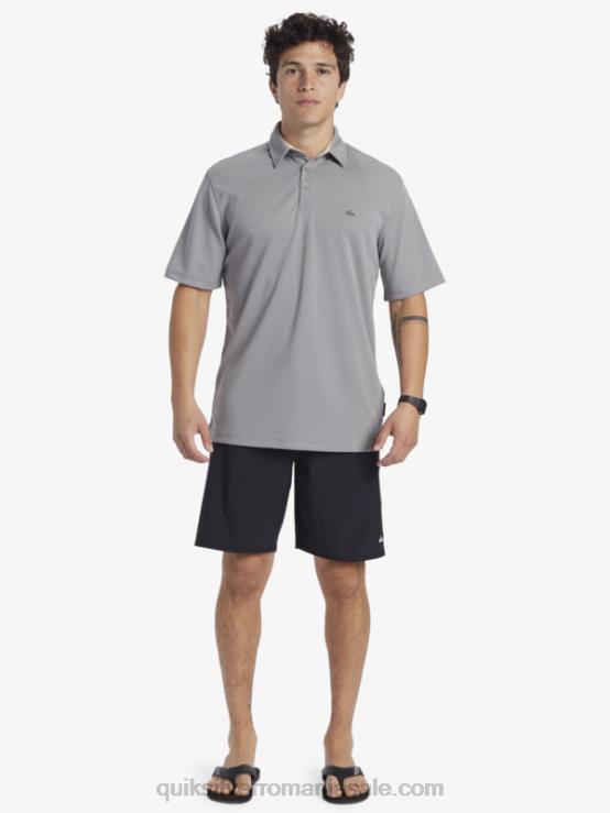 piele de rechin tricou polo waterman cu mânecă scurtă XT6B97 bărbați Quiksilver