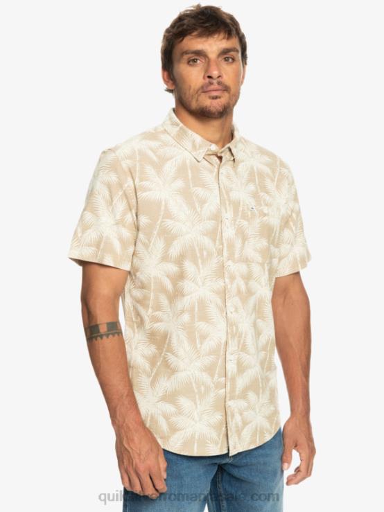 plage moment trecător cămașă cu mânecă scurtă moment trecător XT6B994 bărbați Quiksilver