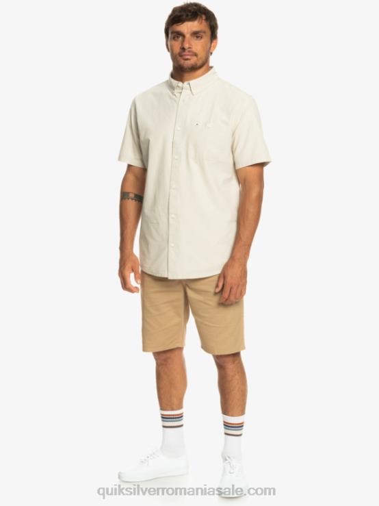 plaza taupe cămașă winfall cu mânecă scurtă XT6B381 bărbați Quiksilver