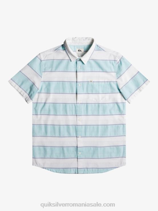 prime time alb cămașă cu mânecă scurtă la prime time XT6B1621 bărbați Quiksilver