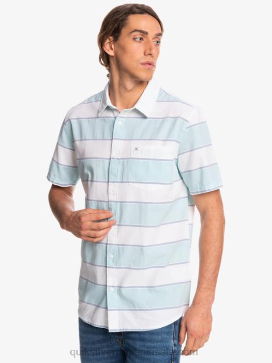 prime time alb cămașă cu mânecă scurtă la prime time XT6B1621 bărbați Quiksilver