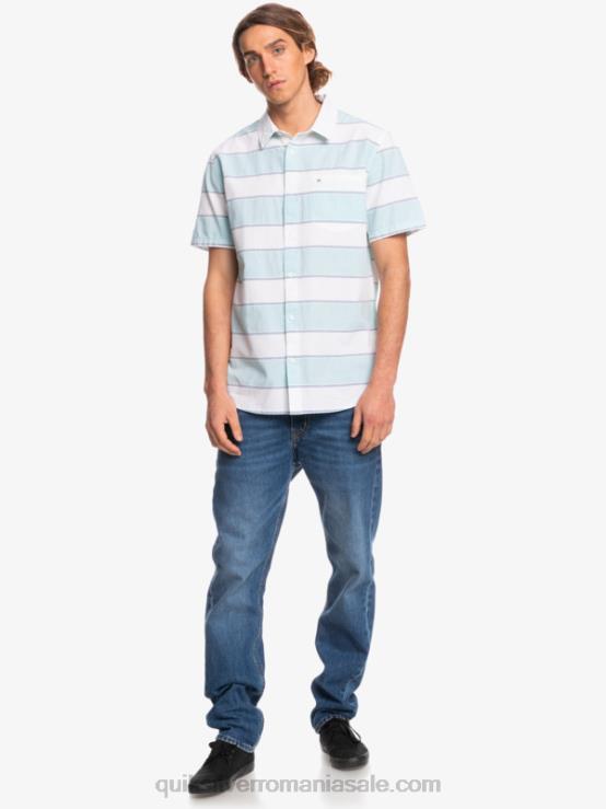 prime time alb cămașă cu mânecă scurtă la prime time XT6B1621 bărbați Quiksilver