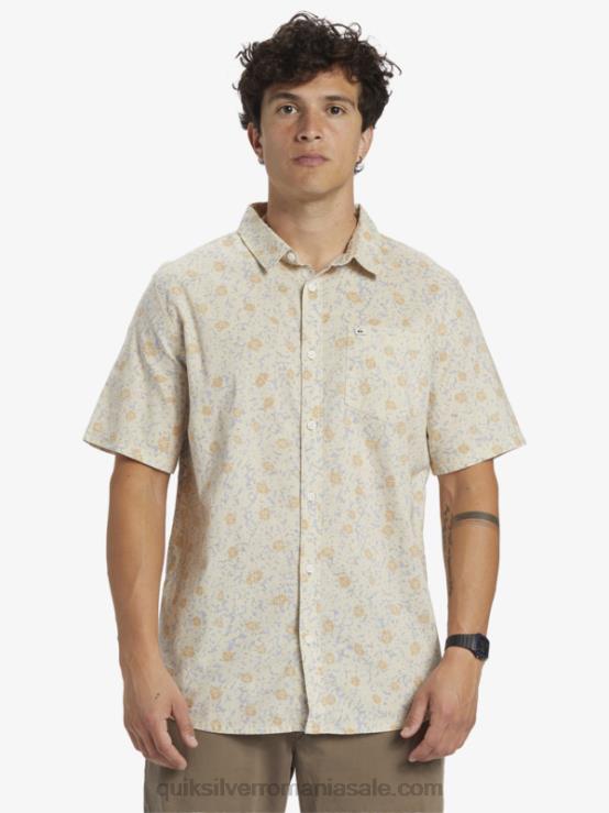 puf moale de mesteacăn cămașă cu mânecă scurtă moale XT6B1232 bărbați Quiksilver
