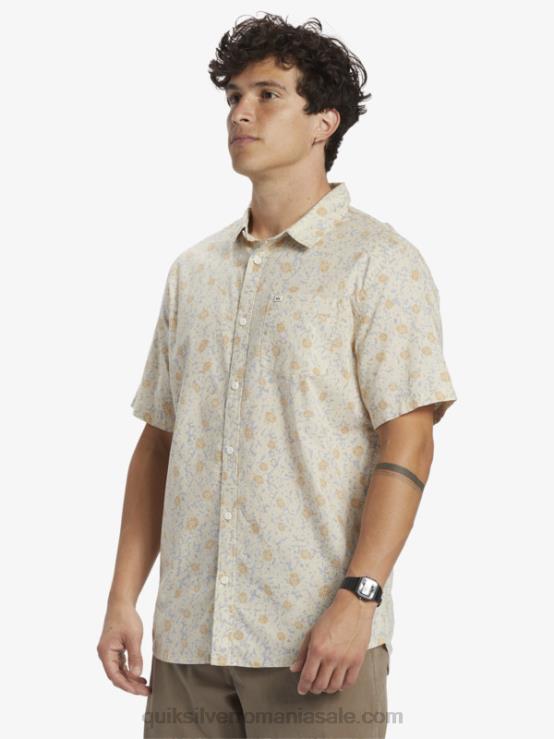 puf moale de mesteacăn cămașă cu mânecă scurtă moale XT6B1232 bărbați Quiksilver