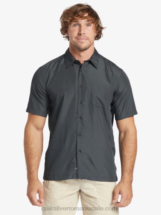 stânca regilor negri cămașă cu mânecă scurtă Waterman Kings Cliff XT6B283 bărbați Quiksilver