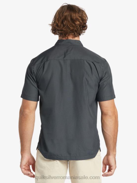 stânca regilor negri cămașă cu mânecă scurtă Waterman Kings Cliff XT6B283 bărbați Quiksilver