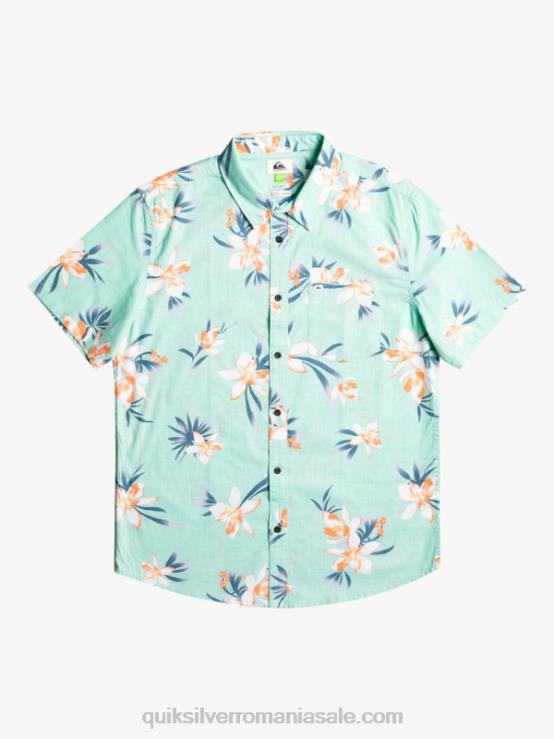 sticlă de plajă vacanta cămașă cu mânecă scurtă XT6B1089 bărbați Quiksilver