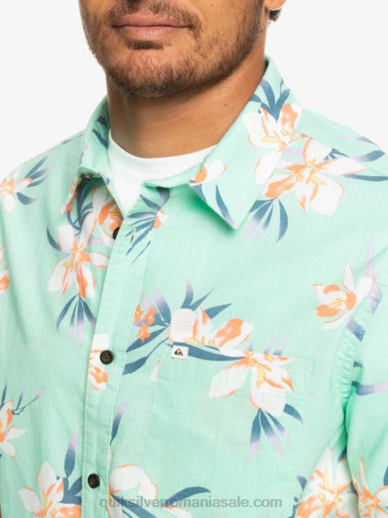 sticlă de plajă vacanta cămașă cu mânecă scurtă XT6B1089 bărbați Quiksilver