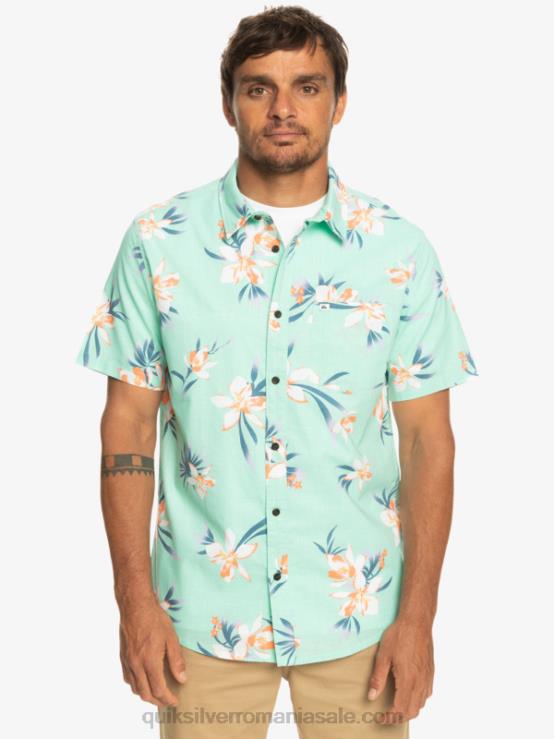 sticlă de plajă vacanta cămașă cu mânecă scurtă XT6B1089 bărbați Quiksilver