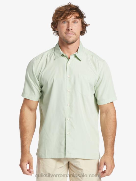 subtil verde kingscliff cămașă cu mânecă scurtă Waterman Kings Cliff XT6B286 bărbați Quiksilver