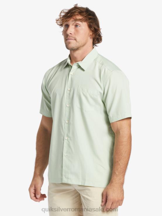 subtil verde kingscliff cămașă cu mânecă scurtă Waterman Kings Cliff XT6B286 bărbați Quiksilver