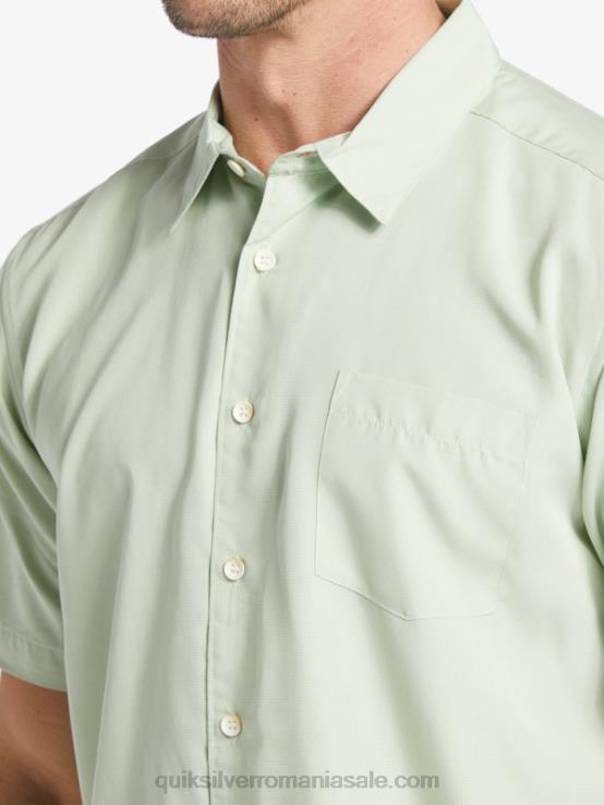 subtil verde kingscliff cămașă cu mânecă scurtă Waterman Kings Cliff XT6B286 bărbați Quiksilver