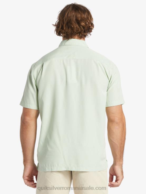 subtil verde kingscliff cămașă cu mânecă scurtă Waterman Kings Cliff XT6B286 bărbați Quiksilver