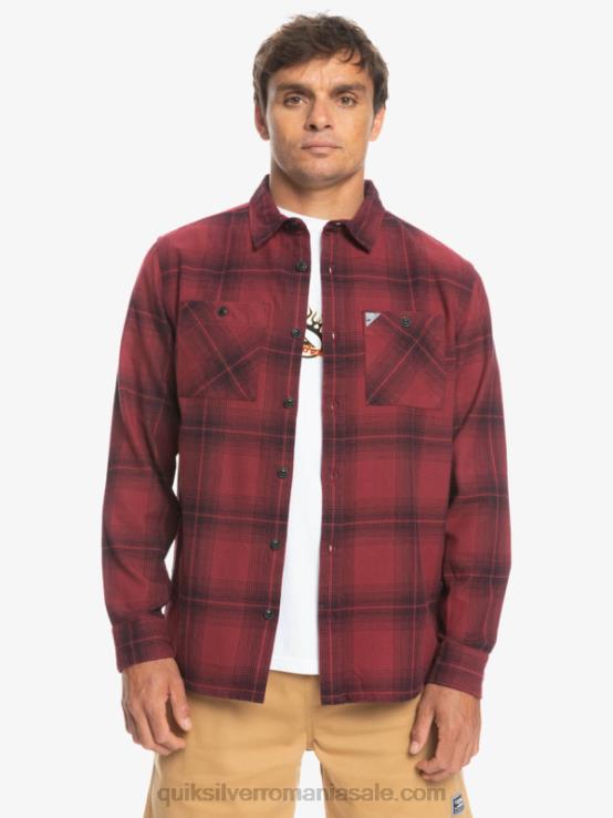 vin rubin saturn cămașă cu mânecă lungă în carouri saturn XT6B1691 bărbați Quiksilver