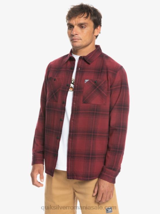 vin rubin saturn cămașă cu mânecă lungă în carouri saturn XT6B1691 bărbați Quiksilver