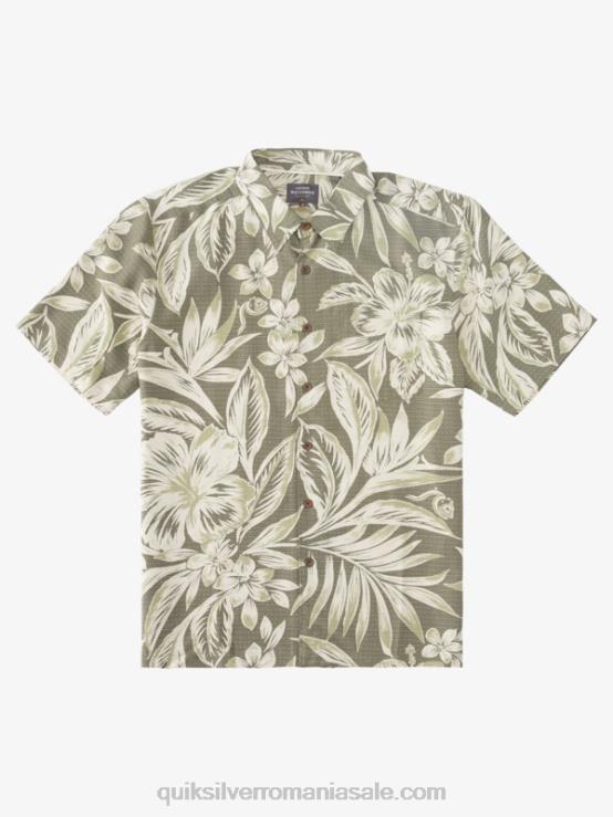 zile prăfuite de brunch cu măsline cămașă cu mânecă scurtă waterman brunch time XT6B1334 bărbați Quiksilver