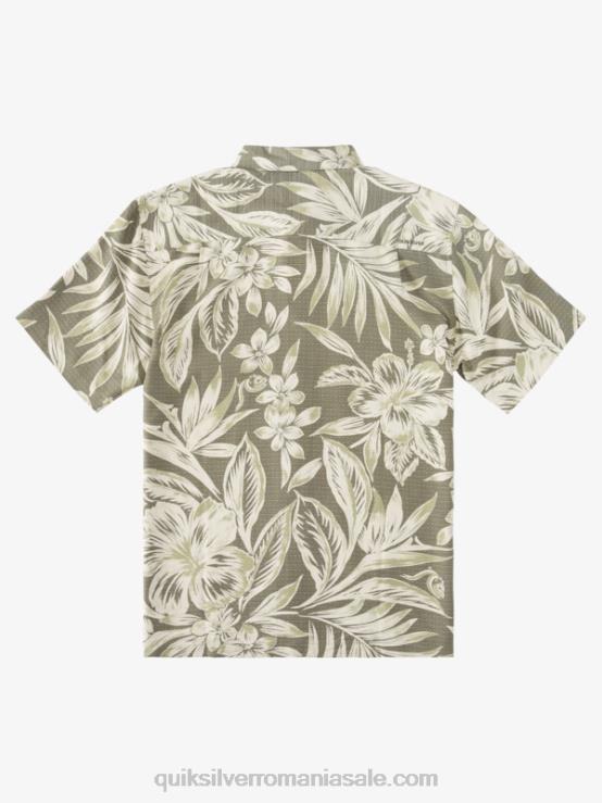 zile prăfuite de brunch cu măsline cămașă cu mânecă scurtă waterman brunch time XT6B1334 bărbați Quiksilver