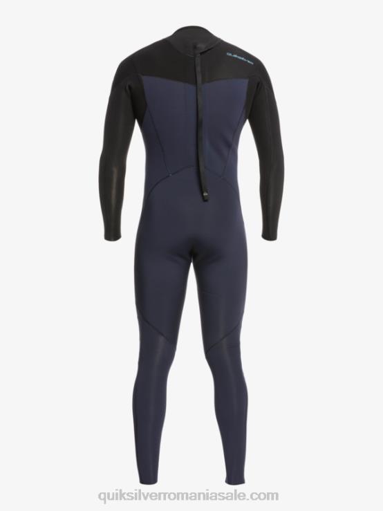 bleumarin închis/negru 3/2 sesiuni de zi cu zi, costum de neopren cu fermoar la spate XT6B927 bărbați Quiksilver